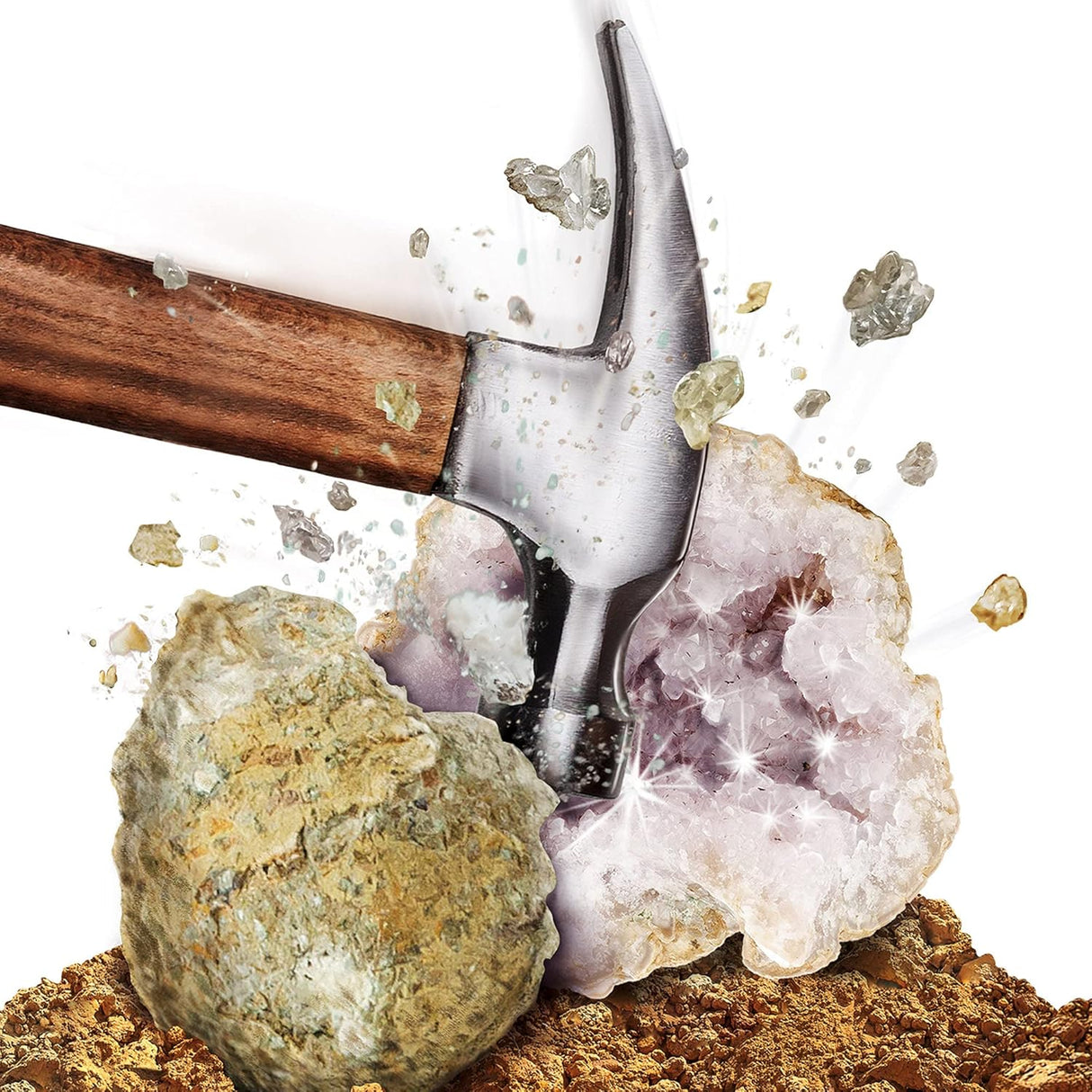 National Geographic  Break Open 2 Real Geodes