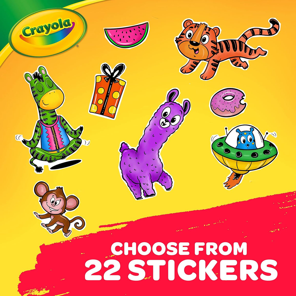 Crayola Alpha Pets Coloring Book With Stickers 96 Pages