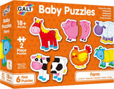 Galt - Baby Puzzles - Farm - 2 Piece
