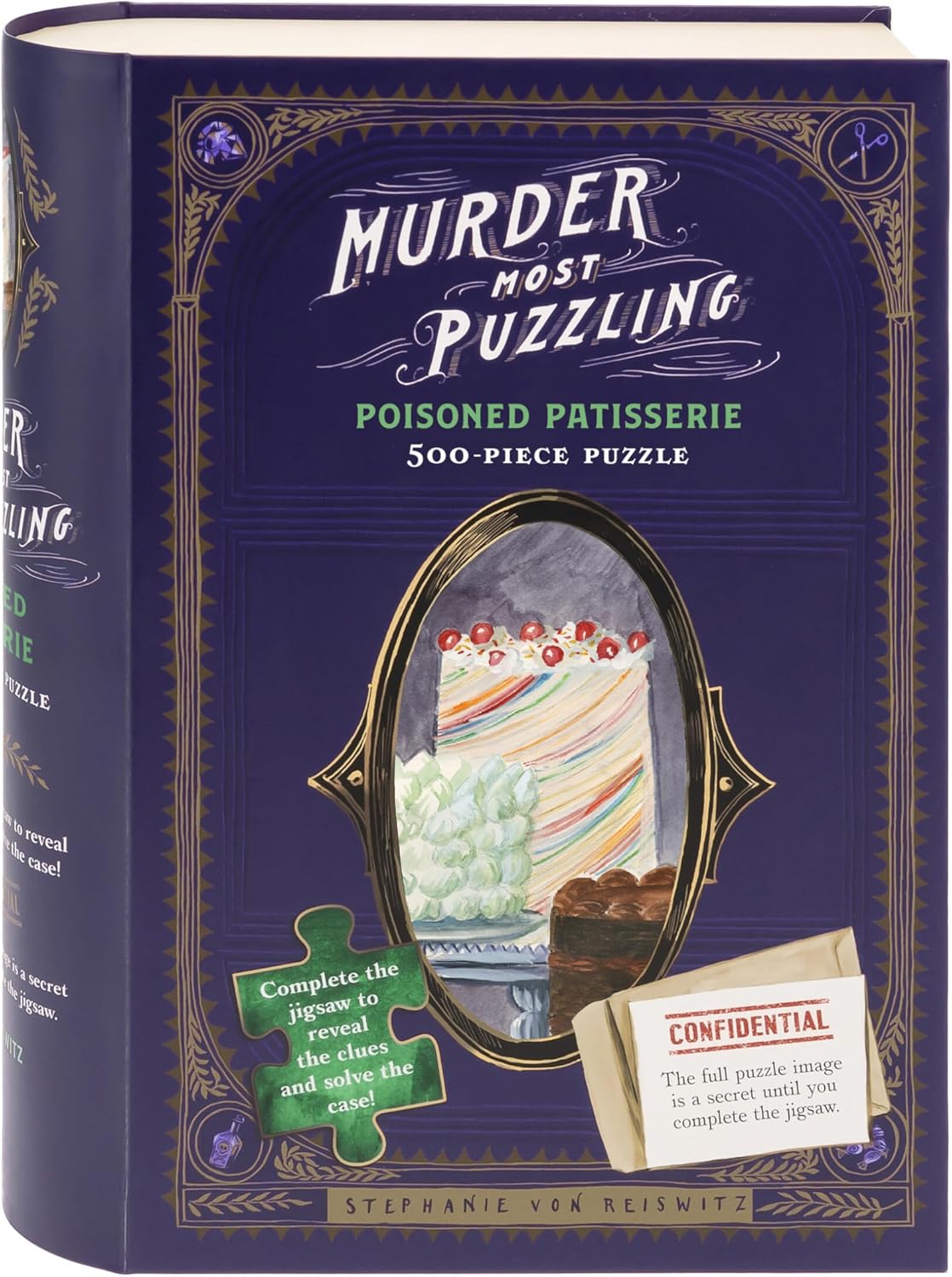 Murder Most Puzzling: Poisoned Patisserie 500-Piece Jigsaw Puzzle