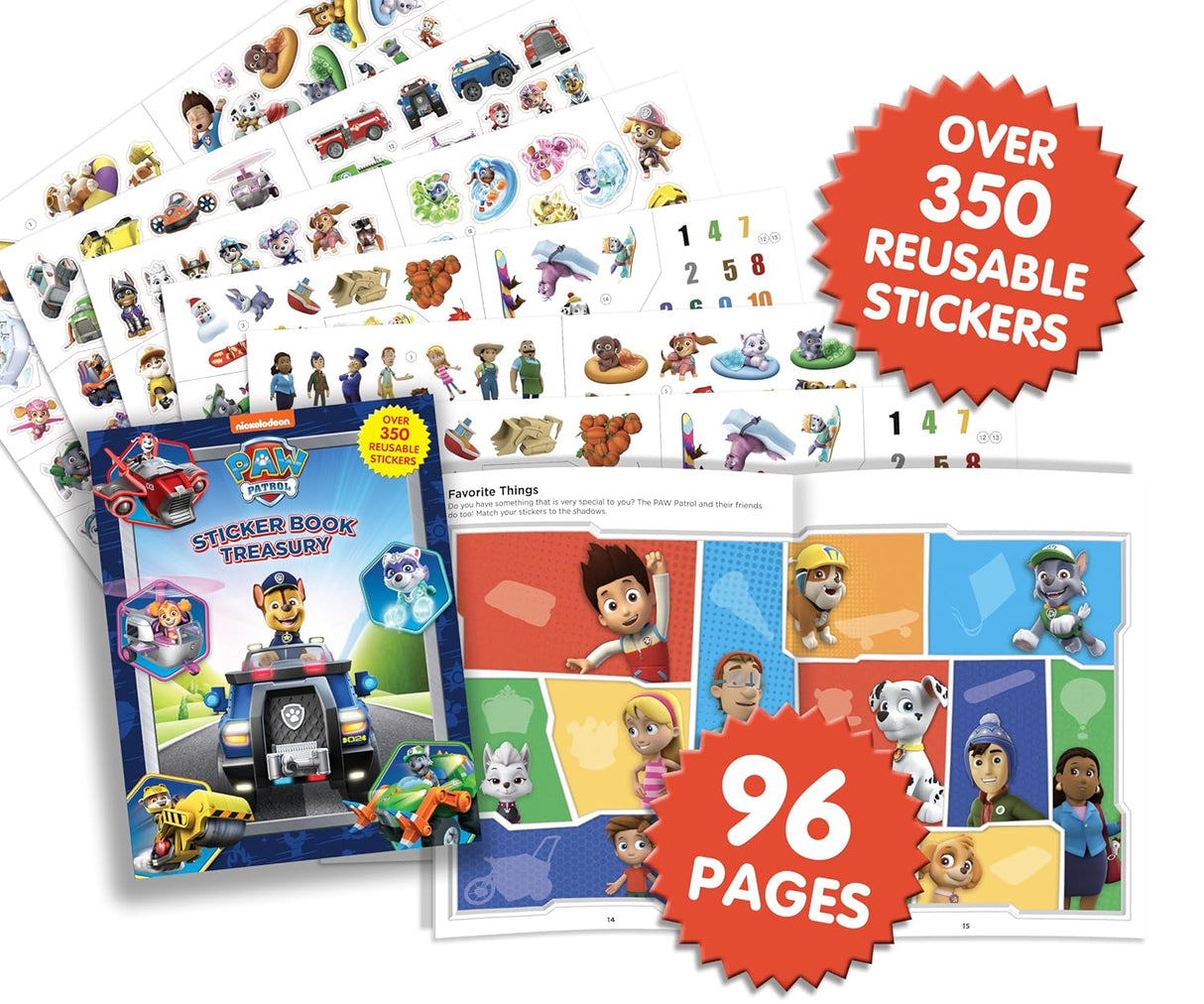 Sticker Book Treasury - Paw Patrol