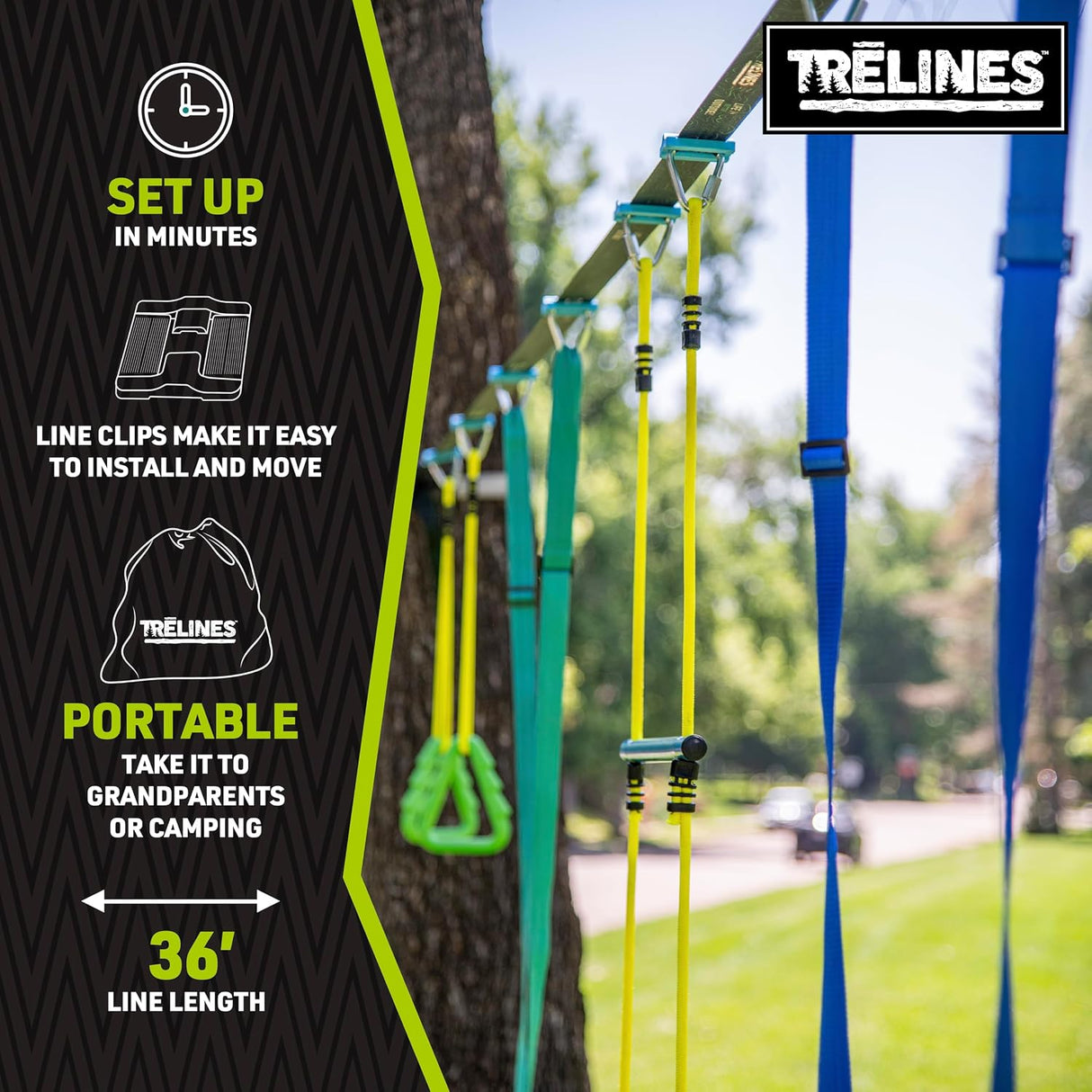 Trelines: Swingset Gymnastics Line 11m