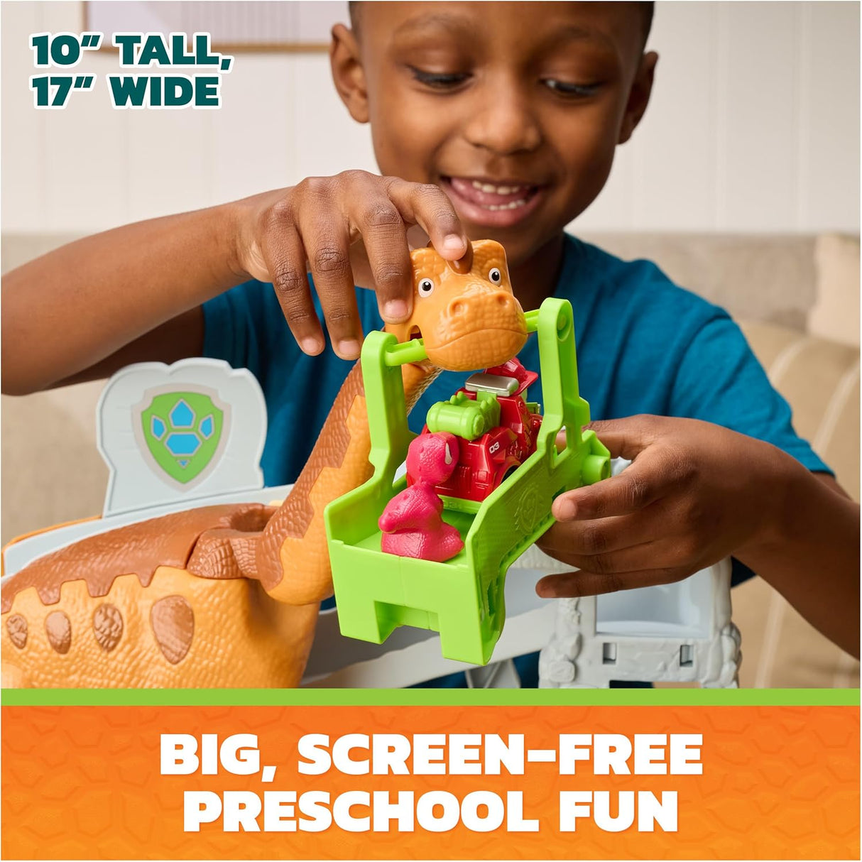 Paw Patrol: The Dino Movie - Lift & Race Dino Playset