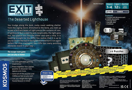 Exit the Game The Deserted Lighthouse (Jigsaw Puzzle and Game)