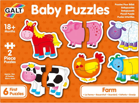 Galt - Baby Puzzles - Farm - 2 Piece