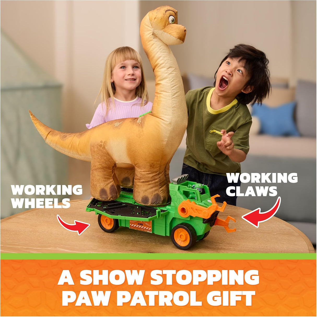 Paw Patrol: The Dino Movie - Megasaurus Dino Vehicle