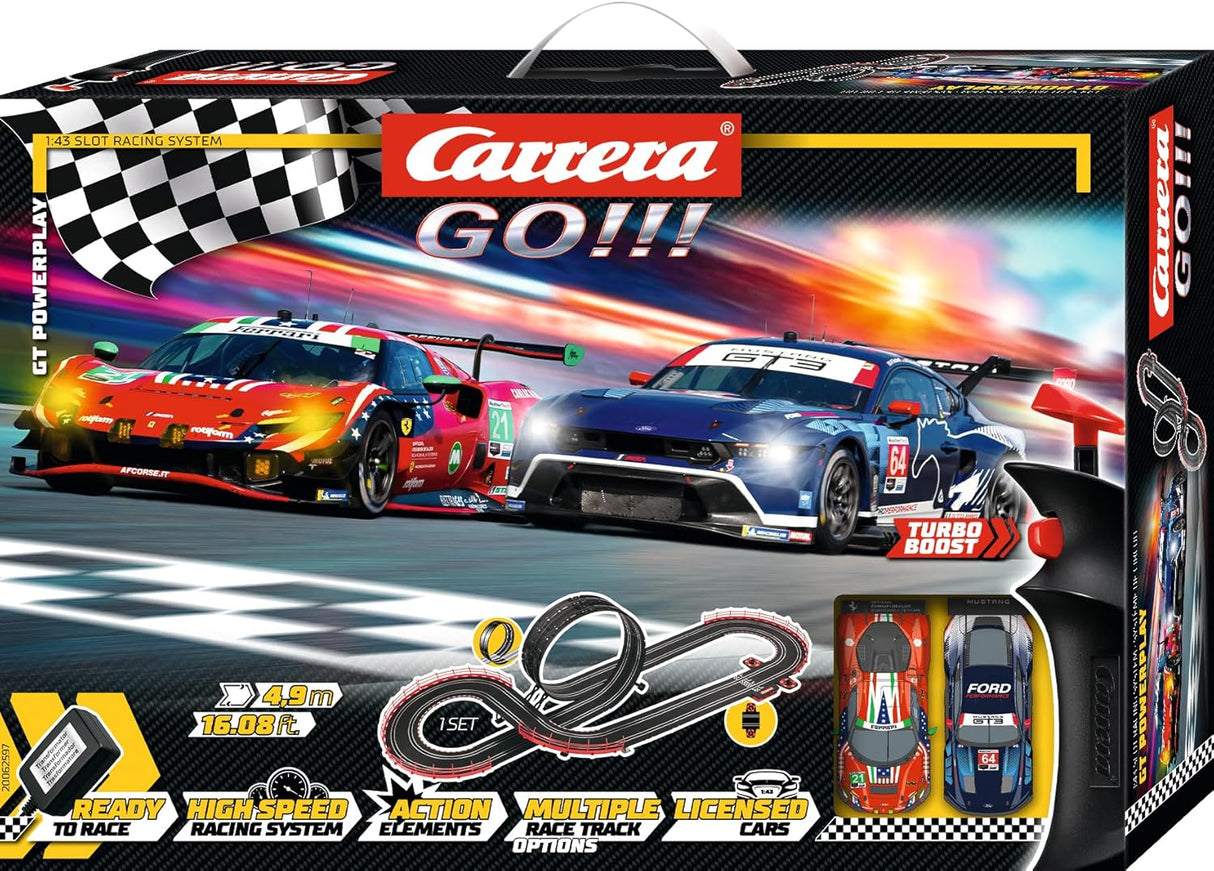 Carrera GO!!! GT Powerplay Slot Car Set