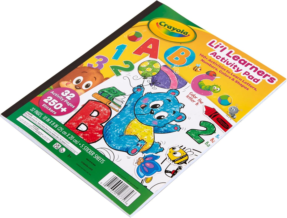 Crayola Li'l Learners Activity Pad 32 Pages