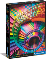 Clementoni Stairs Jigsaw Puzzle - 500 Piece - Colorboom Collection - (35132)