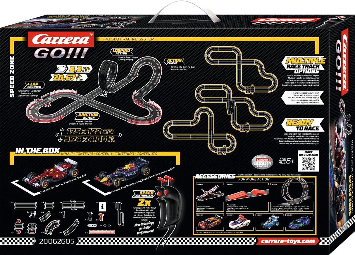 Carrera GO!!! F1 Speed Zone Slot Car Set