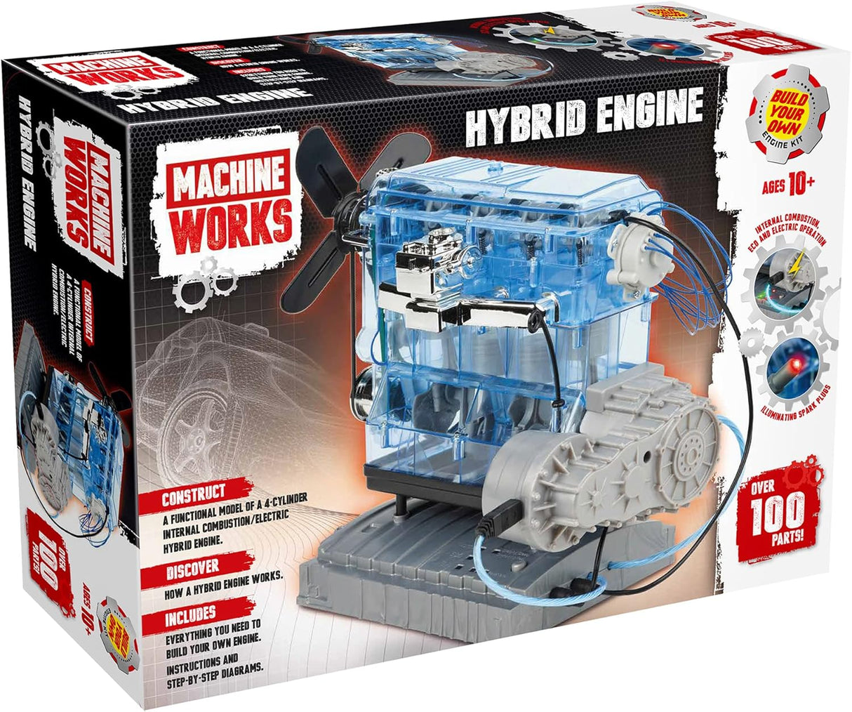 Machine Works: 4 Cylinder Hybrid Engine Model