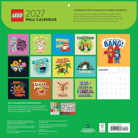 LEGO 2027 Wall Calendar