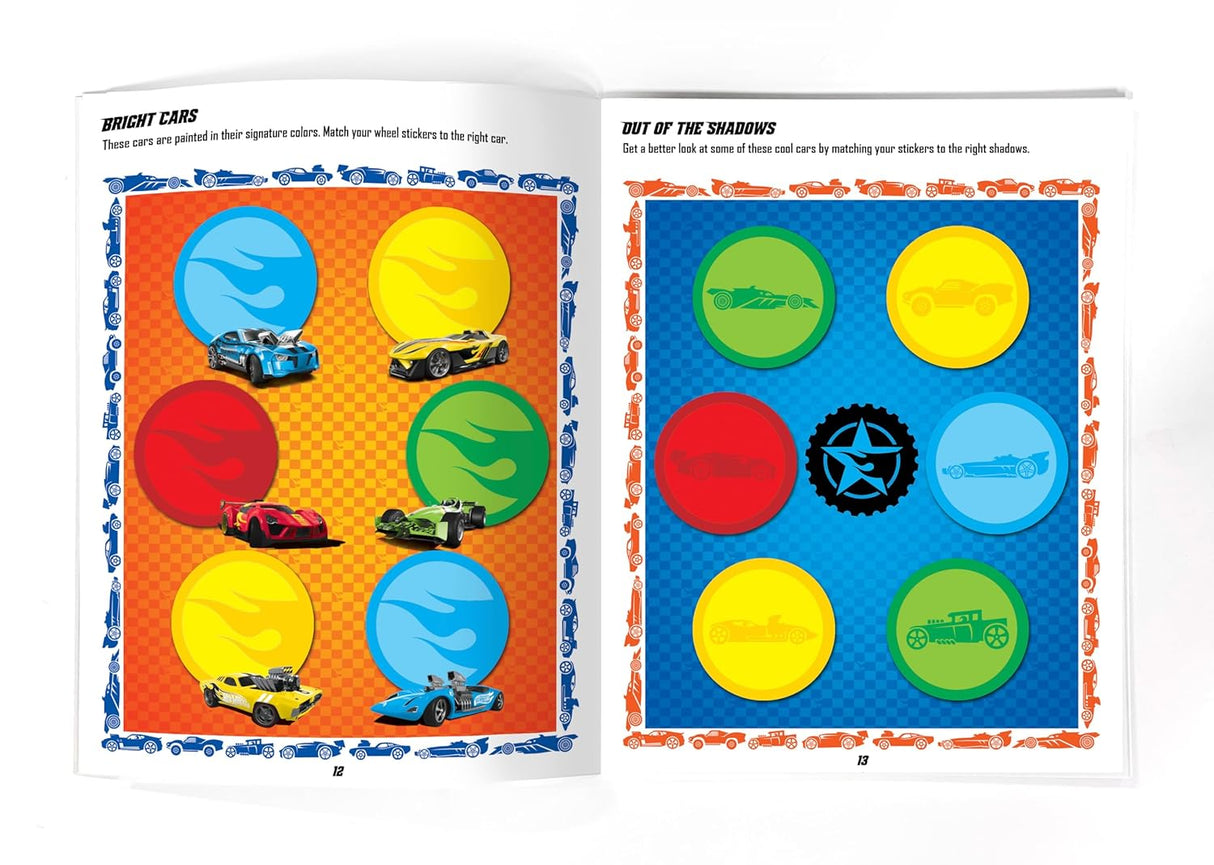 Sticker Book Treasury - Mattel Hot Wheels
