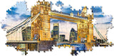 Clementoni Tower Bridge At Dusk Jigsaw Puzzle - 2000 Piece - High-Quality Collection - (32563)