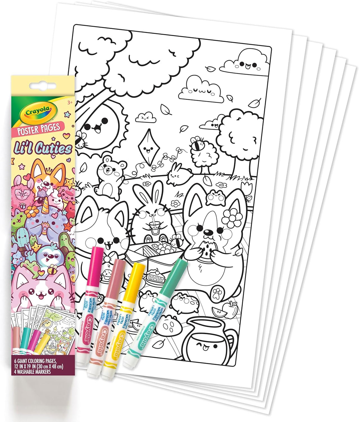 Crayola Poster Pages Li'l Cuties