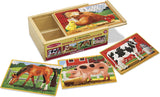 Melissa & Doug - Farm Puzzles In A Box