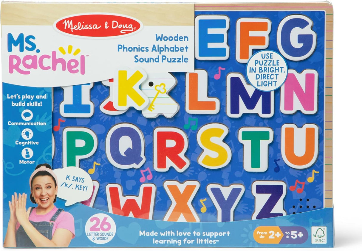 Melissa & Doug - Ms. Rachel Alphabet Phonics Puzzle