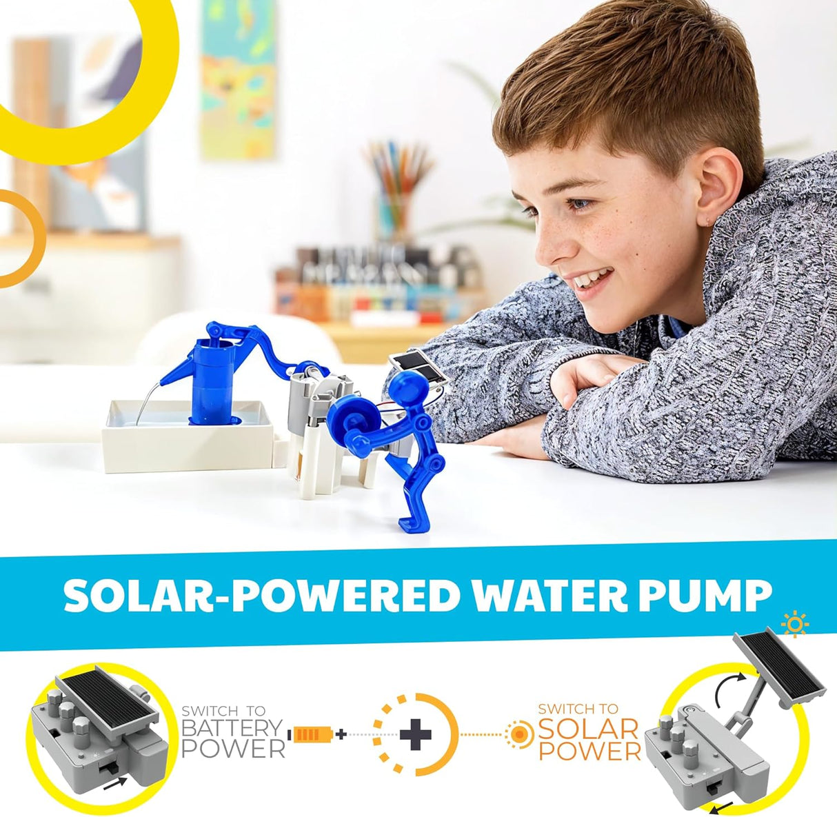 4M Green Science Water Pump - Solar Hybrid Power