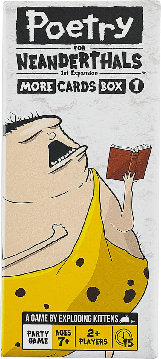 Potryt Acout Exploding Poetry for Neanderthals Expansion (By Exploding Kittens) – Book Hero