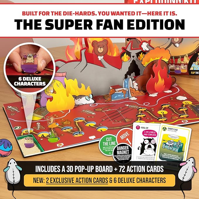 Exploding Kittens The Board Game Super Fan Edition (By Exploding Kittens)