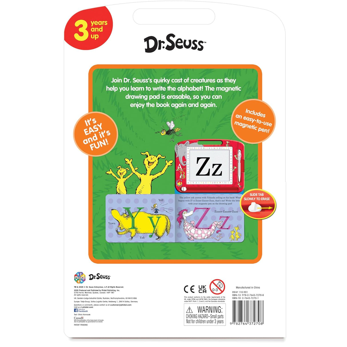 Dr. Seuss ABC Read and Doodle
