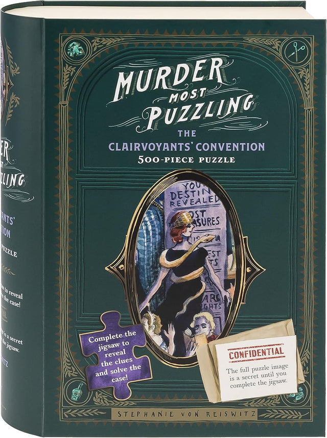 Murder Most Puzzling The Clairvoyants' Convention 500-Piece Puzzle