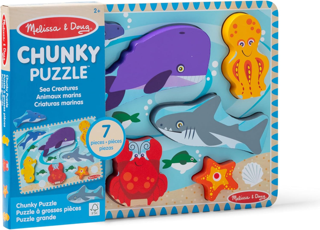 Melissa & Doug - Sea Life Chunky Puzzle