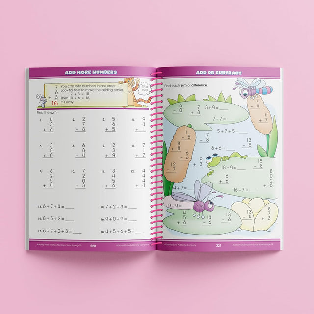 School Zone Big Spiro Workbook Maths