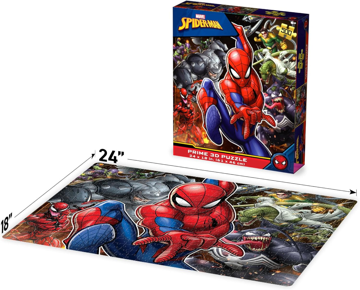 Prime3D Marvel Spider-Man - 500 Piece 3D Puzzle