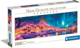 Clementoni Colourful Night over Lofoten Islands Jigsaw Puzzle - 1000 Piece - Panorama -  High Quality Collection - (39747)