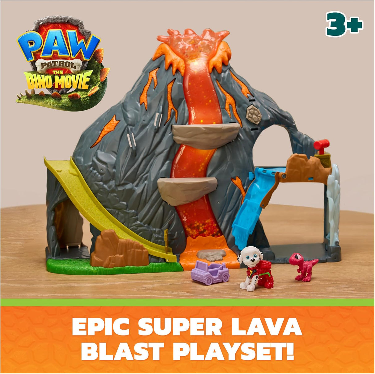 Paw Patrol: The Dino Movie - Super Lava Blast Volacano Playset
