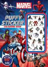 Marvel: Puffy Sticker Colouring Book (Starring Captain America)