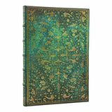 Emerald Flower (Nature’s Grace) Grande Lined Hardcover Journal (Elastic Band Closure)