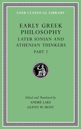 Early Greek Philosophy, Volume VII