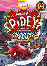 Where's Spidey? A Spider-Man Search-and-Find Colouring Book (Marvel)