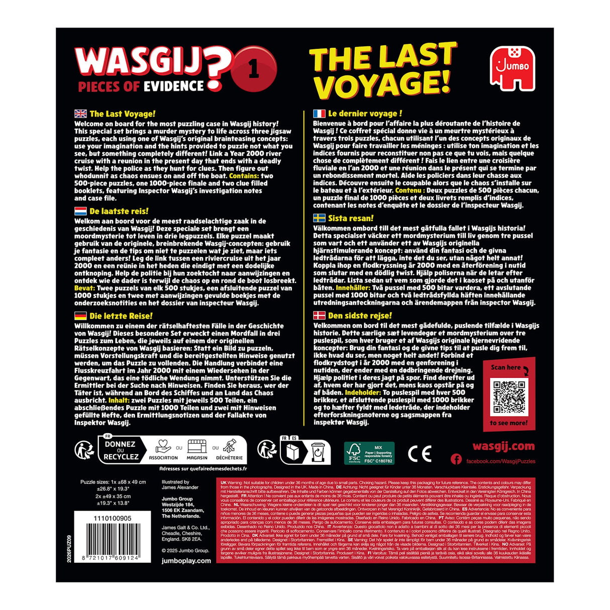 Wasgij? Pieces of Evidence #1 The Last Voyage!