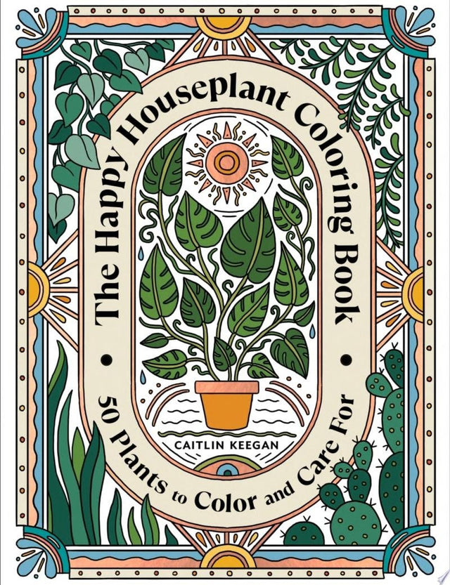 The Happy Houseplant Coloring Book