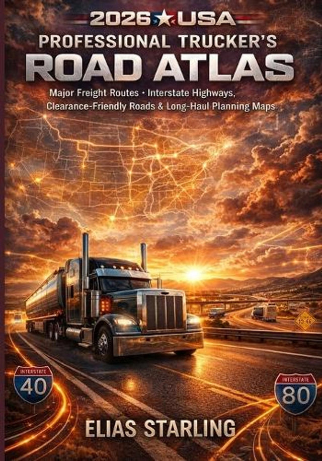 2026 USA Professional Trucker's Road Atlas