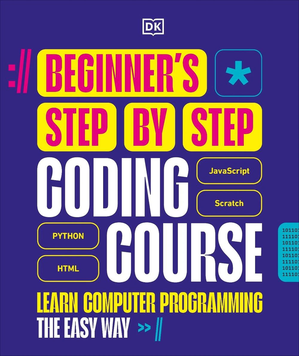 Beginner's Step-by-Step Coding Course by DK – Book Hero