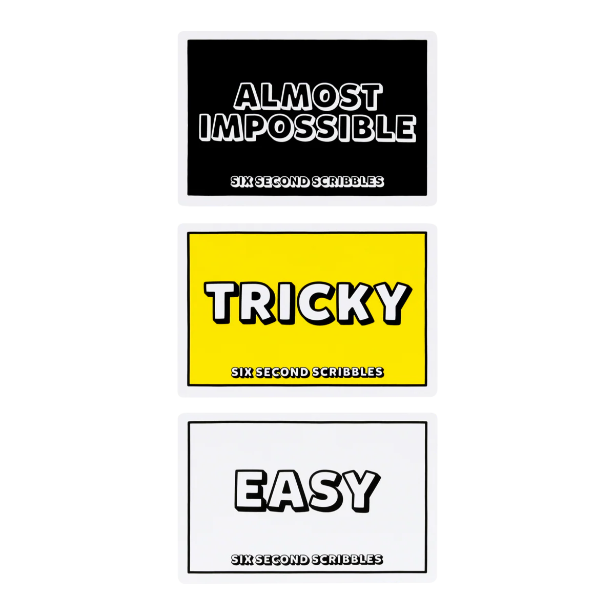 Six Second Scribbles Card Game