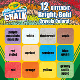 Crayola Chalk Sidewalk 12 Pack