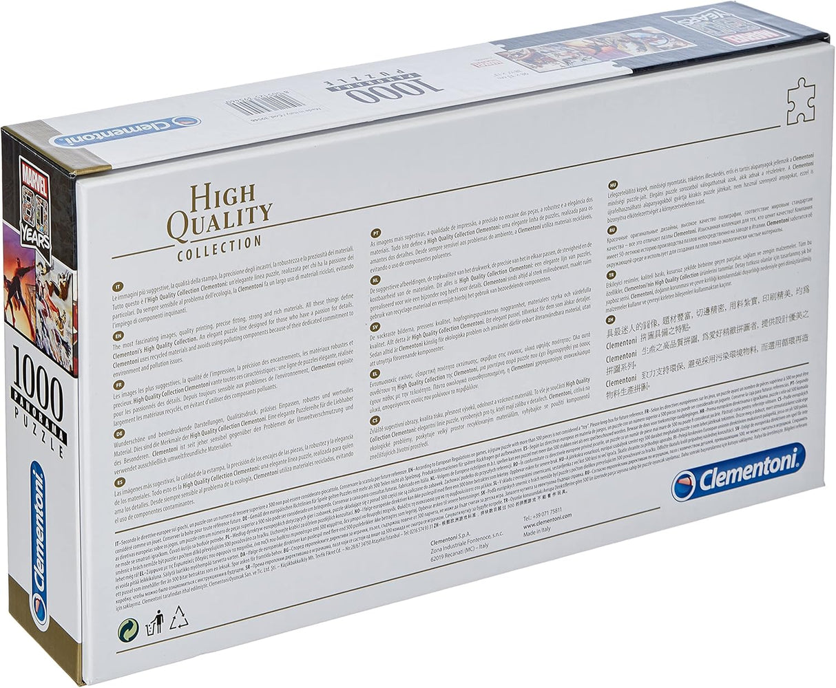 Clementoni Marvel 80th Anniversary Jigsaw Puzzle - 1000 piece - Panorama - (39546)