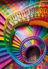 Clementoni Stairs Jigsaw Puzzle - 500 Piece - Colorboom Collection - (35132)