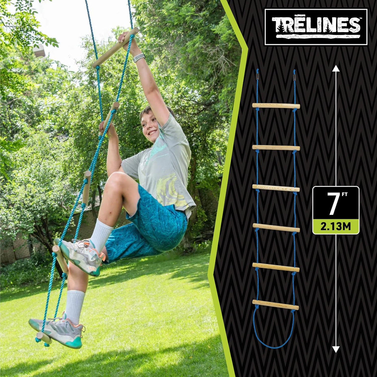Trelines: Climbing Rope Ladder - 2.13m