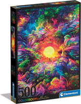 Clementoni Psychedelic Jungle Jigsaw Puzzle - 500 Piece - Colorboom Collection - (35518)