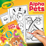 Crayola Alpha Pets Coloring Book With Stickers 96 Pages