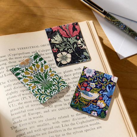 Galison William Morris Magnetic Bookmark Set