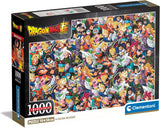 Clementoni Dragon Ball Jigsaw Puzzle - 1000 Piece - Impossible Collection - (39918)