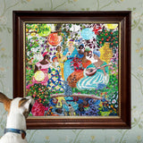 eeBoo: Garden Party Square Puzzle - 1000pc