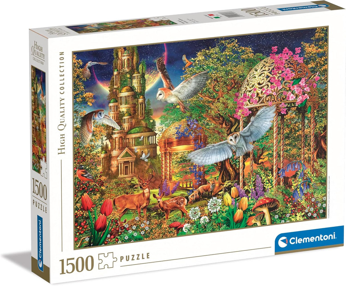 Clementoni Woodland Fantasy Garden Jigsaw Puzzle - 1500 Piece - High Quality Collection - (31707)
